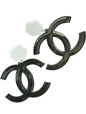 Streetwear CC Large Dangle Earrings